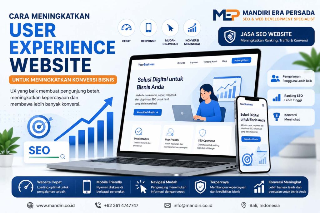 optimasi UX website bisnis
